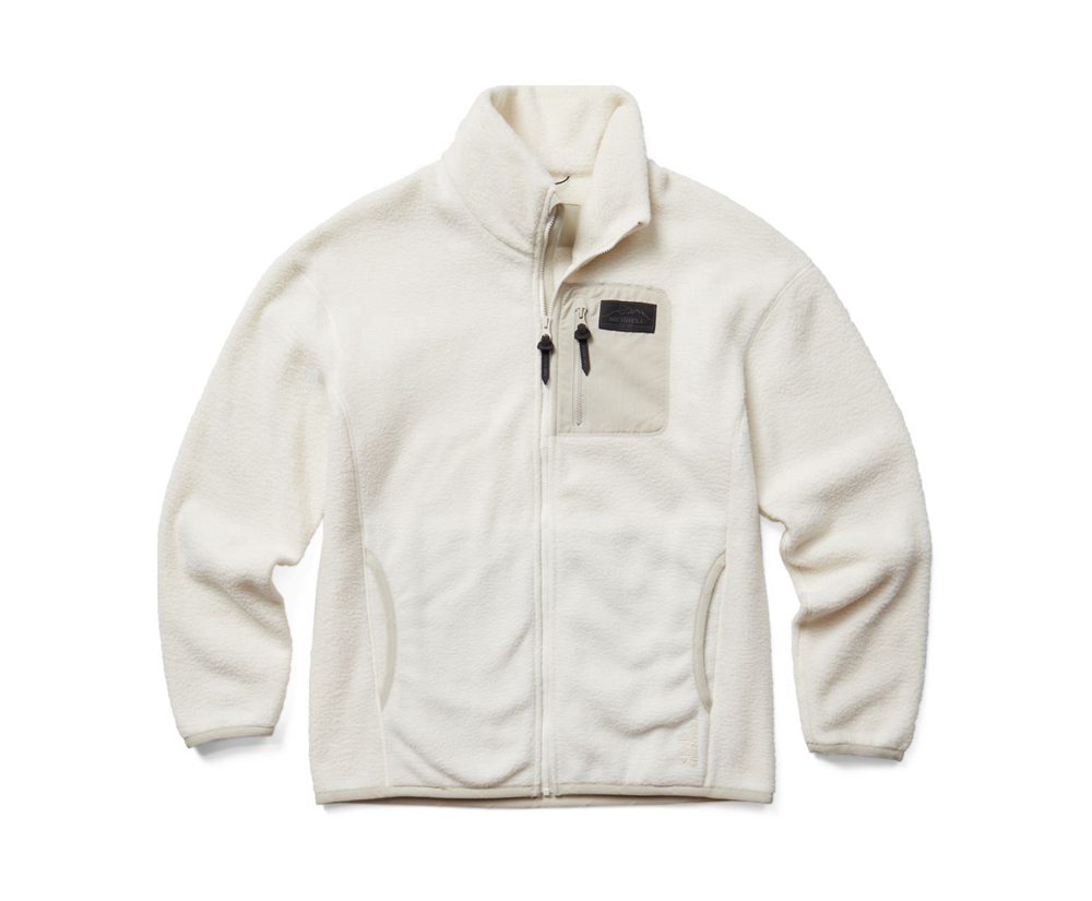 Merrell Jakker Dame - Sherpa W/Snaps And Overlays Full Zip - Hvide - RES064792